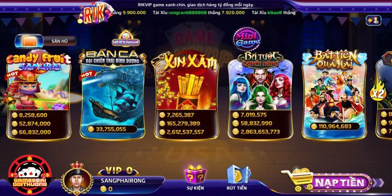 Các trò chơi giải trí khác tại cổng game