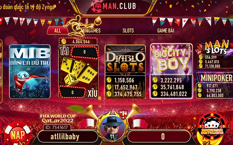 Đa dạng các thể loại game tại Manclub