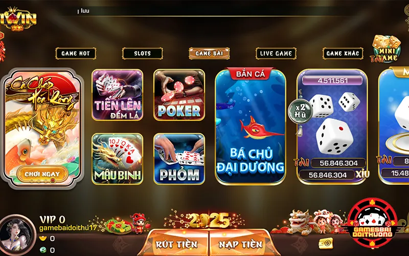 Lưu ý nạp tiền vào game bài đổi thưởng uy tín Iwin